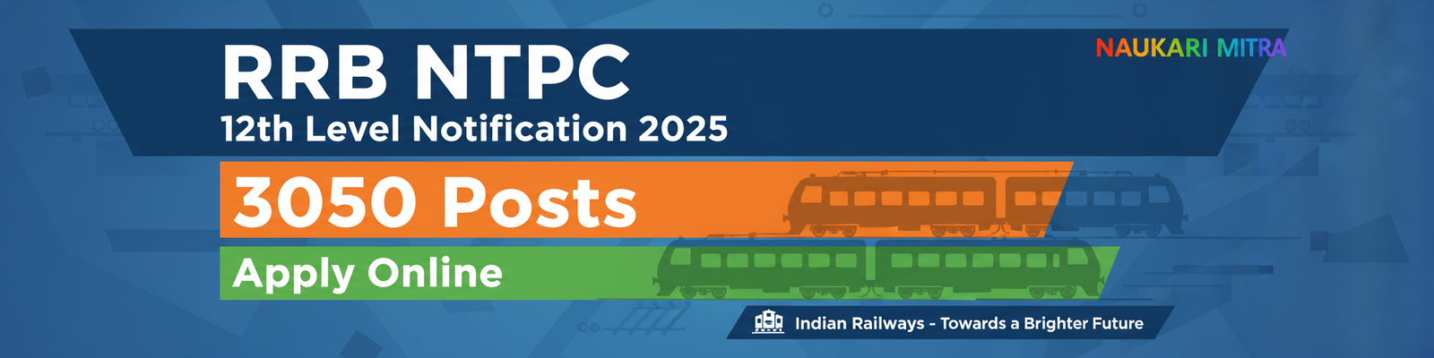 RRB NTPC 12th Level Recruitment 2025: