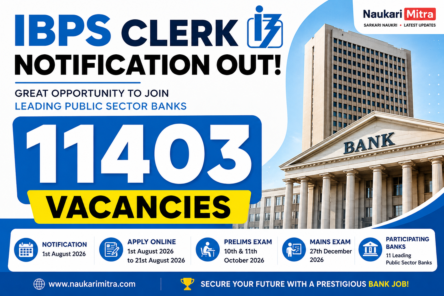 https://naukarimitra.com/wp-content/uploads/2026/08/IBPS-Clerk-2026-Notification.png