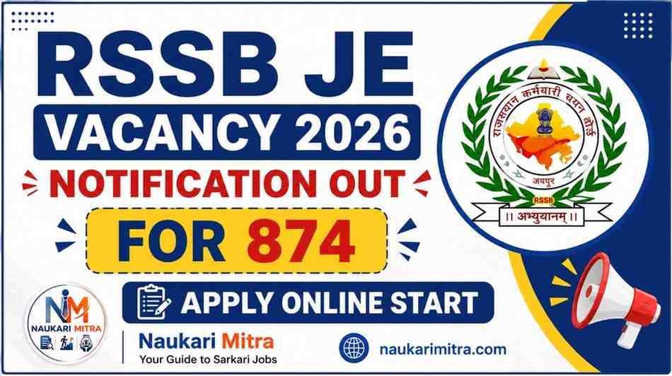 RSSB JE Recruitment 2026