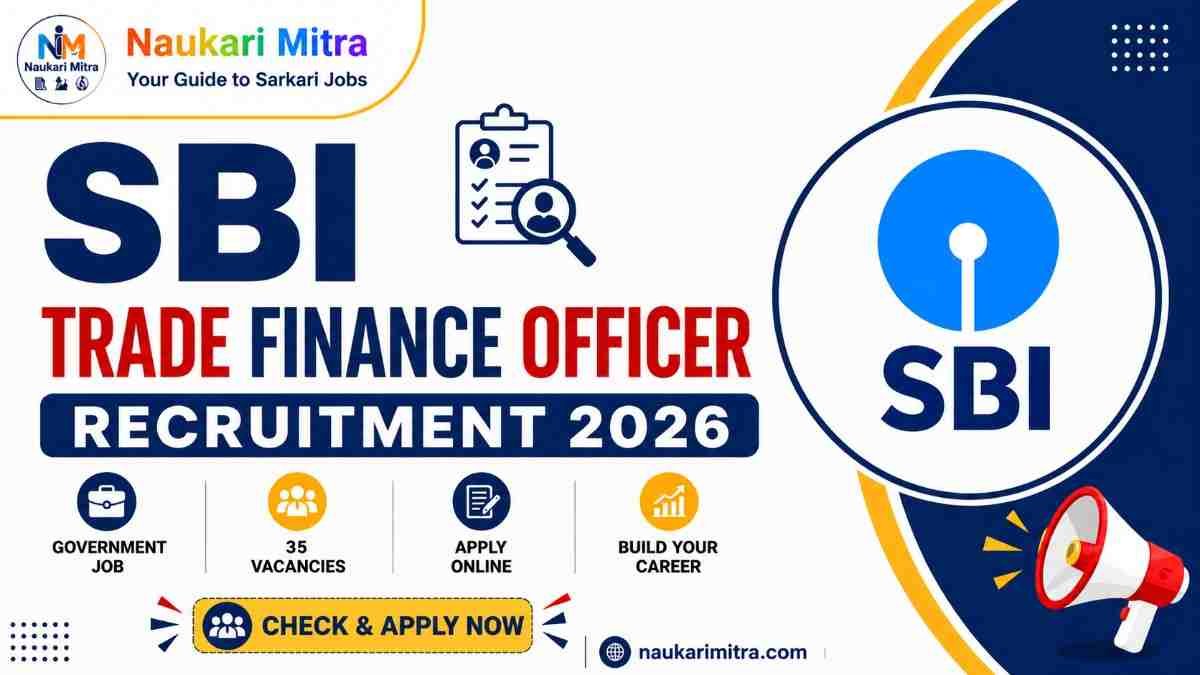 SBI Trade Finance Officer Recruitment 2026