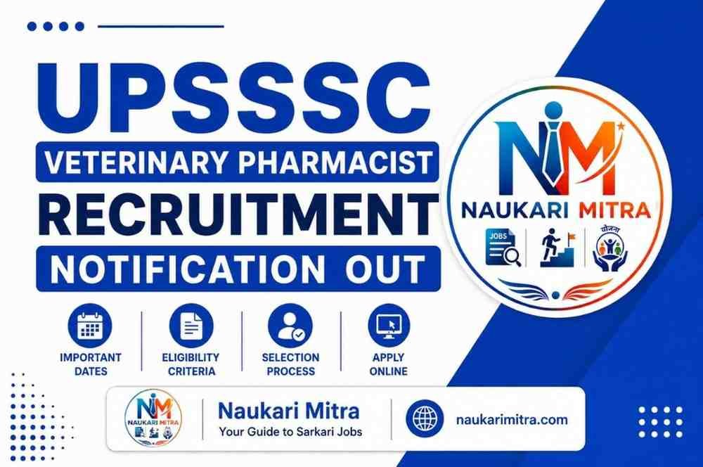 UPSSSC Veterinary Pharmacist Recruitment 2026